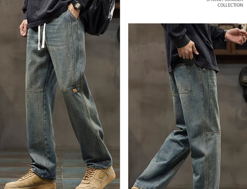 American-style Straight Loose Spring pant