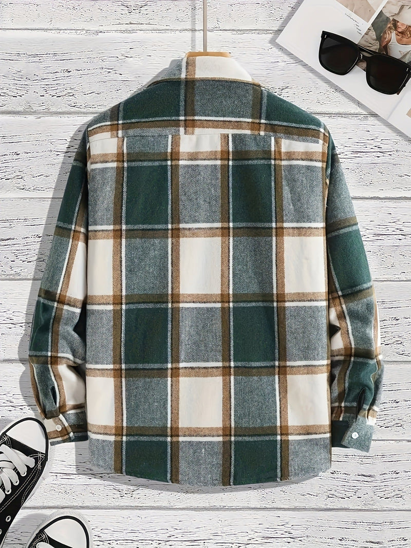 Men's Versatile Casual Plaid Shirt