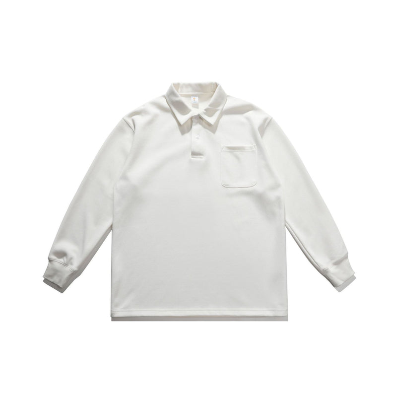 Autumn Drop Shoulder Polo Shirt