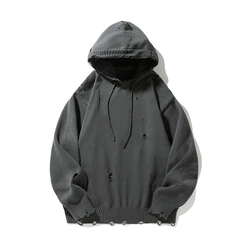 Hollow Out Knitwear Men's Sweater