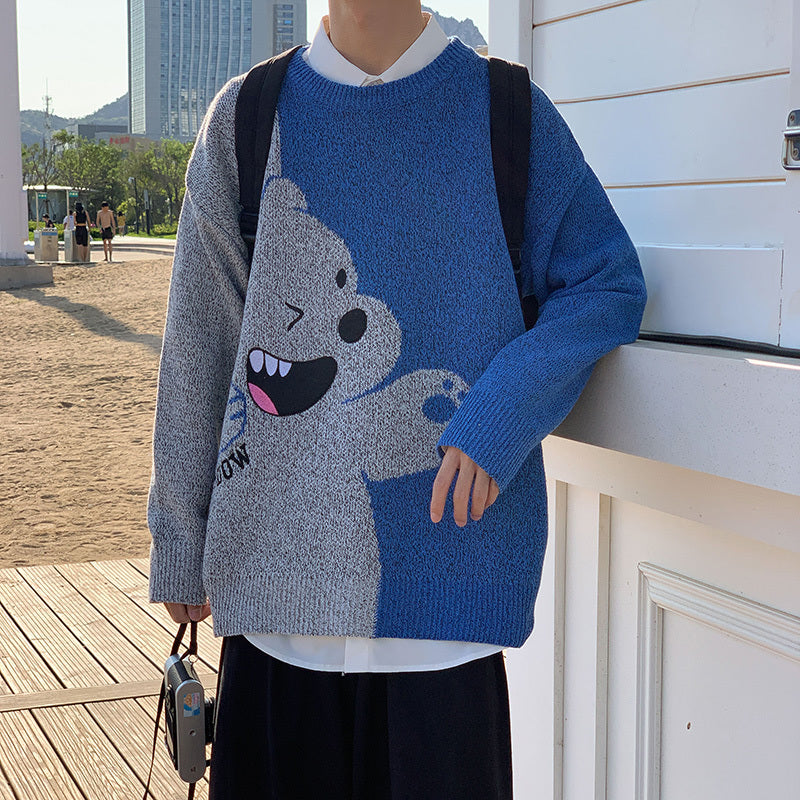 Trending Personality Bear Bottoming Sweater