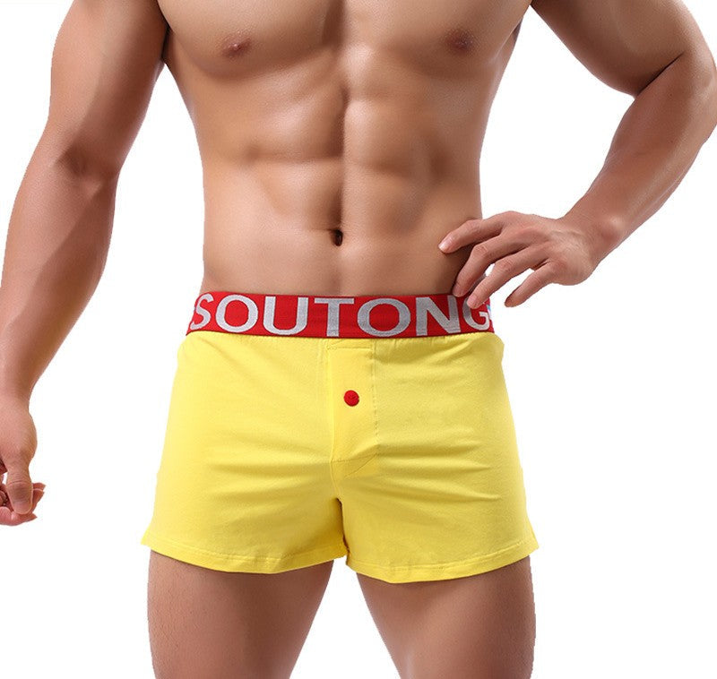 Men's Corner Flat Mouth Panties Cotton Comfortable