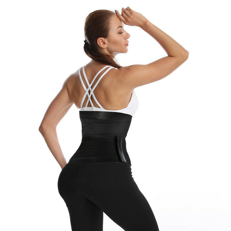 Women Slimming Tummy Belt Corset Top Stretch Bands Cincher Body Shaper
