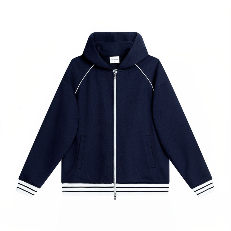 Autumn And Winter Casual Zipper hooded Sweater