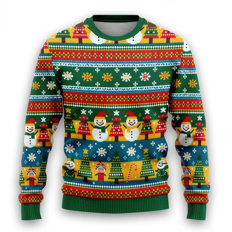 Personalized Christmas Thick Needle Sweater
