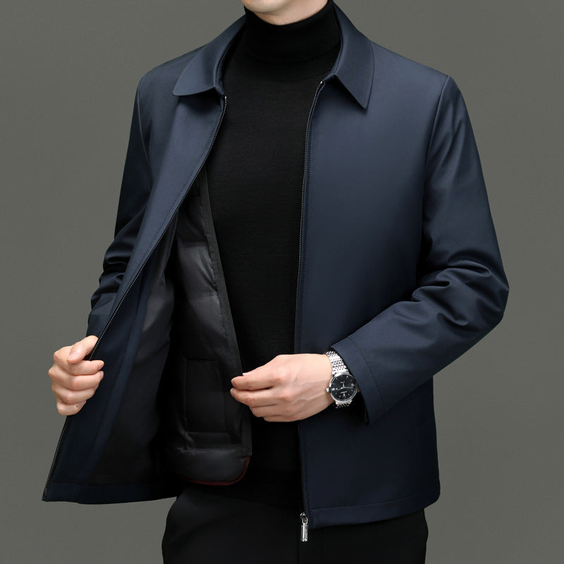 Men's polo collar Goose winter Down Jacket