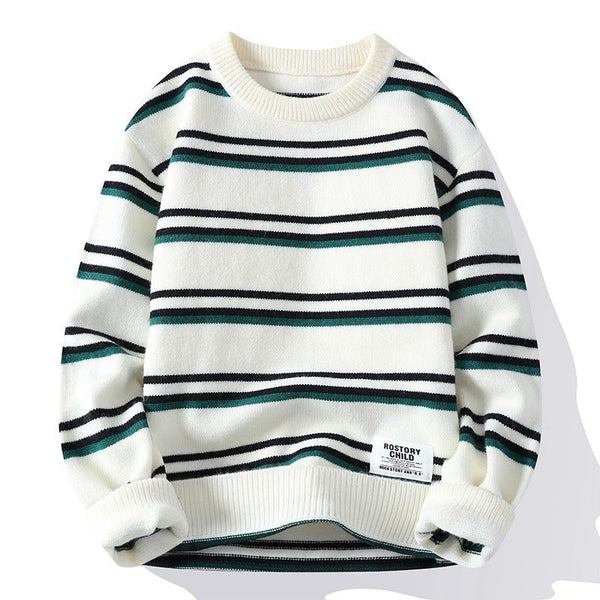 Men's Thickened American Idle Style Knitwear Coat