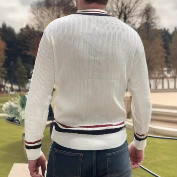 Cardigan V-neck Sweater
