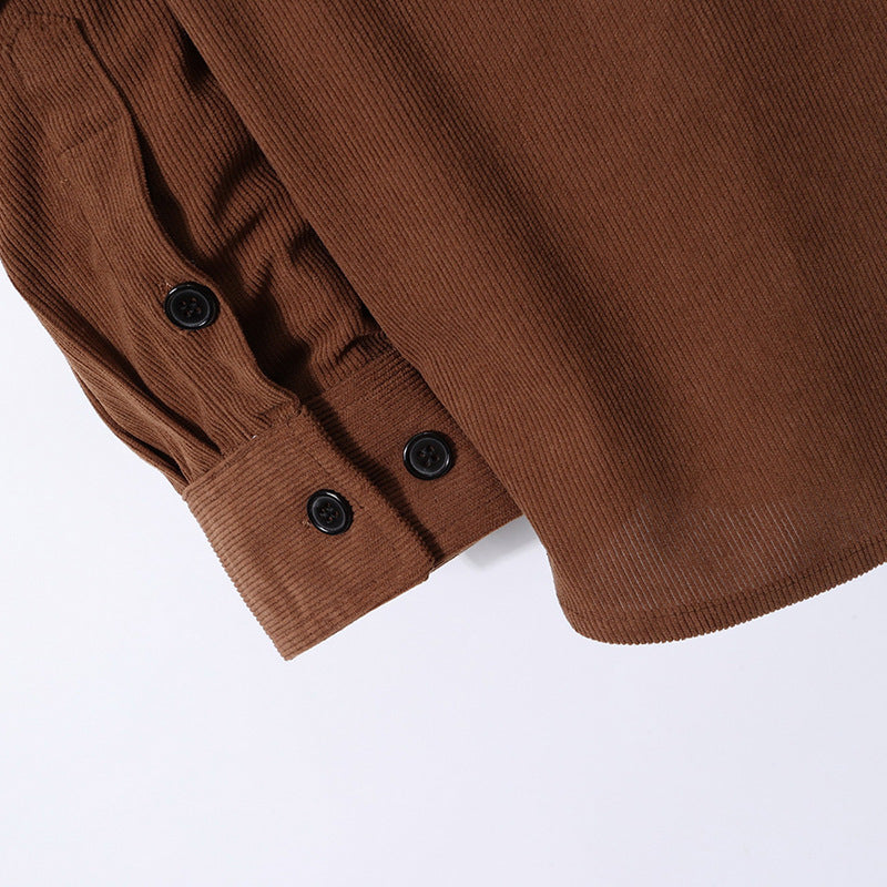 Long Sleeve Men's Corduroy shirt