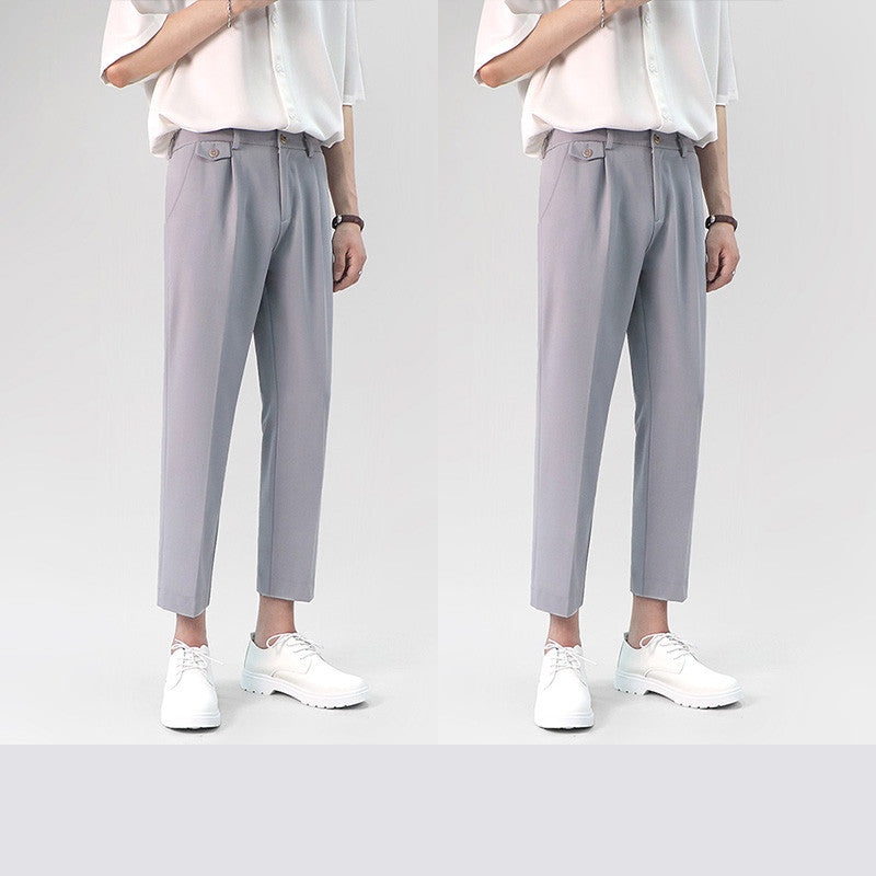 Men's Loose Fashion Personality Suit Pants