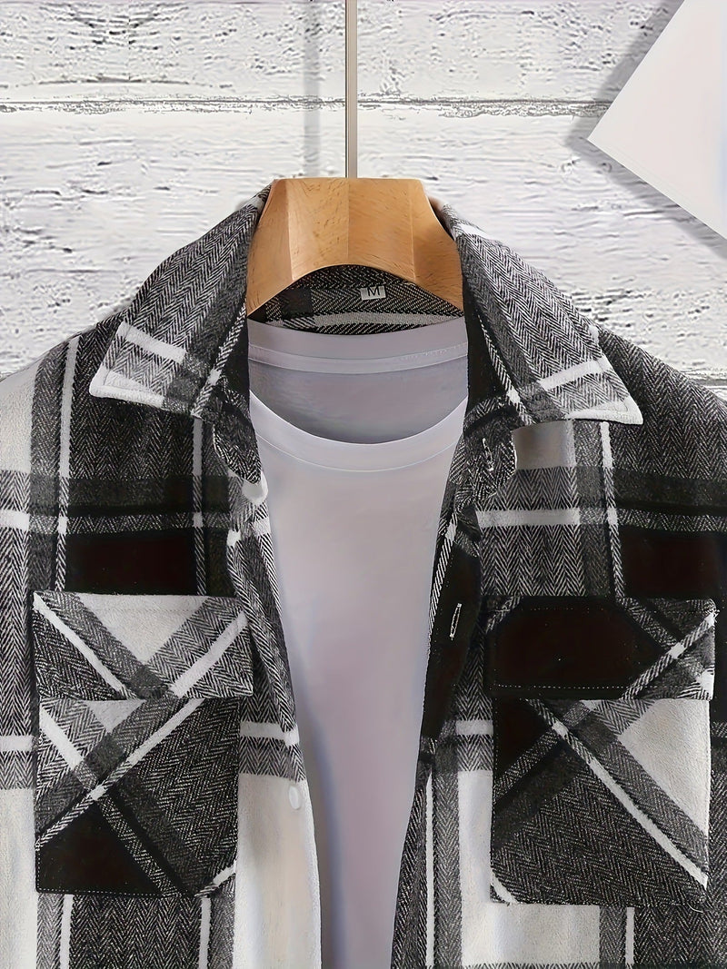 Men's Versatile Casual Plaid Shirt