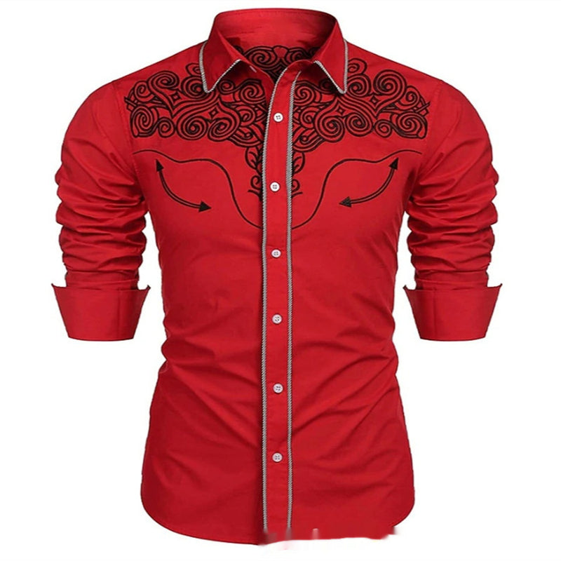 Men's Loose Casual Long Sleeves Shirt