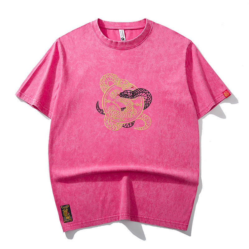 Heavy Spring And Summer Loose Men's T-shirt