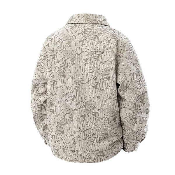 Corduroy Slim-fit Spring And Autumn Lapel Young And Middle-aged Casual Jacket For Men