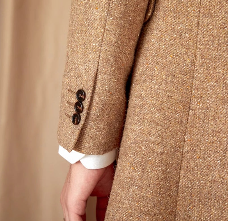 Color Dots Mid-length trench Coat