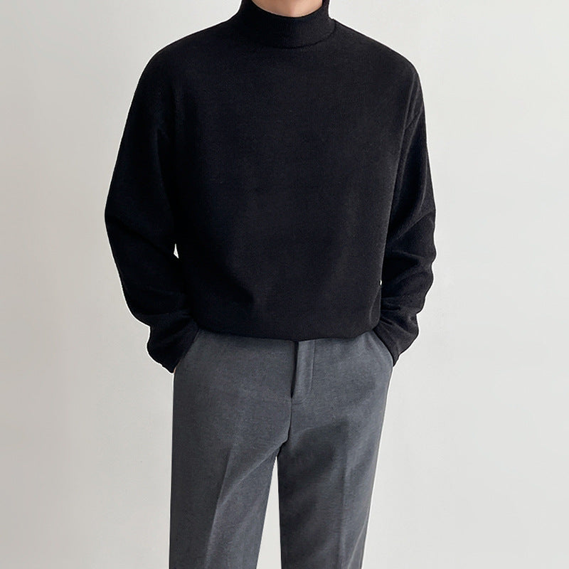 Thickened Versatile Cotton Turtleneck sweater