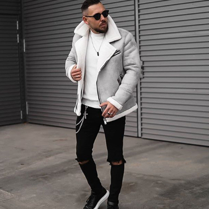 Lapel Warm Jacket