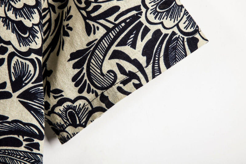 Men's Floral Short Sleeve Shirt