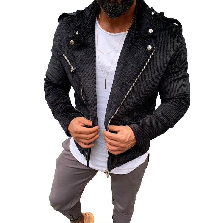 Long-sleeve lapel jacket