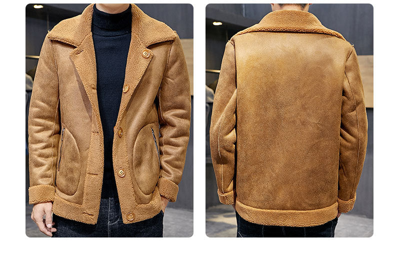 lamb fur coat both sides