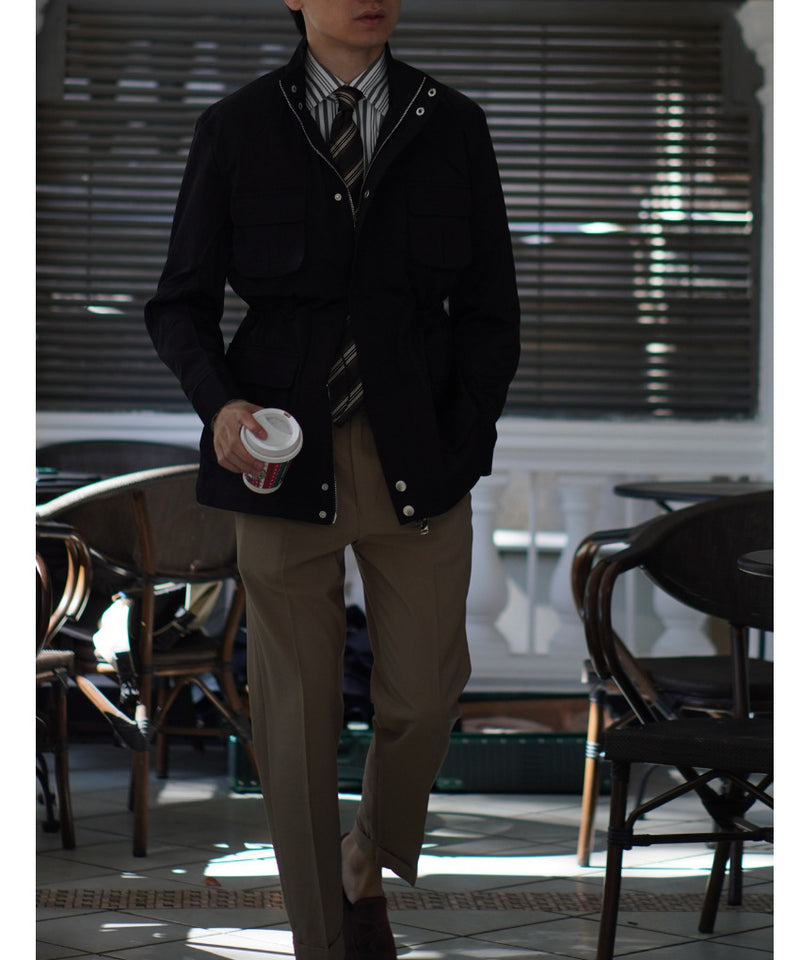 Spring And Autumn Loose Casual Men's Windbreaker Coat