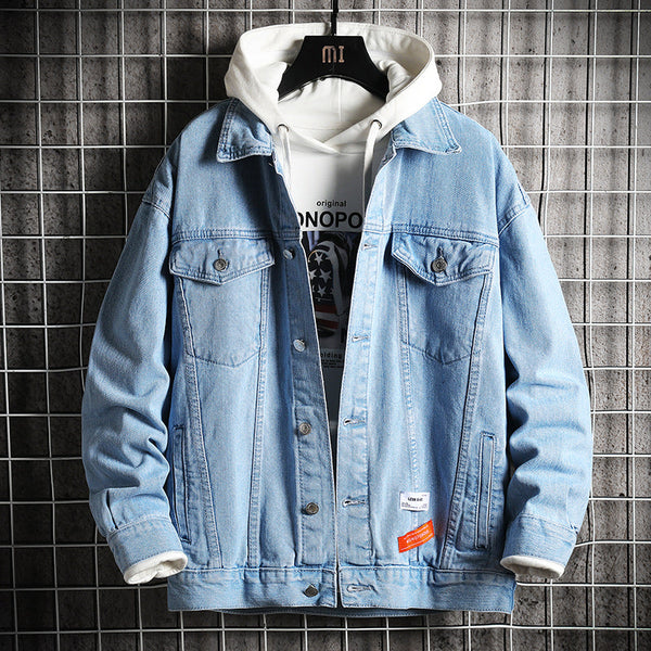 Men's casual denim jacket