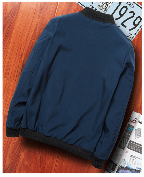 Men's casual bomber jacket