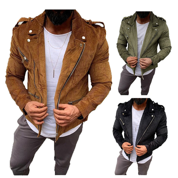 Long-sleeve lapel jacket