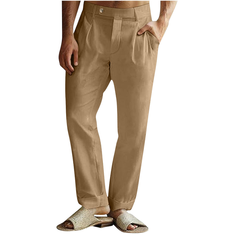 Men's Casual Cotton Linen Pants