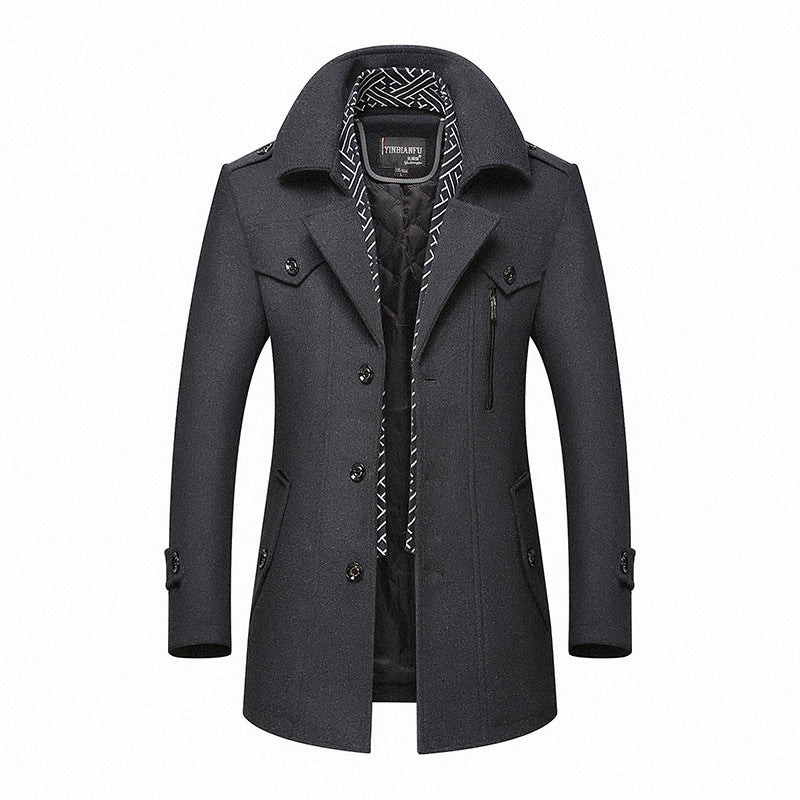 mid-length DORCHESTER PEACOAT jacket
