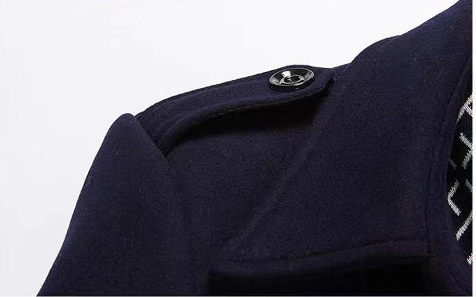 Men's woolen coat
