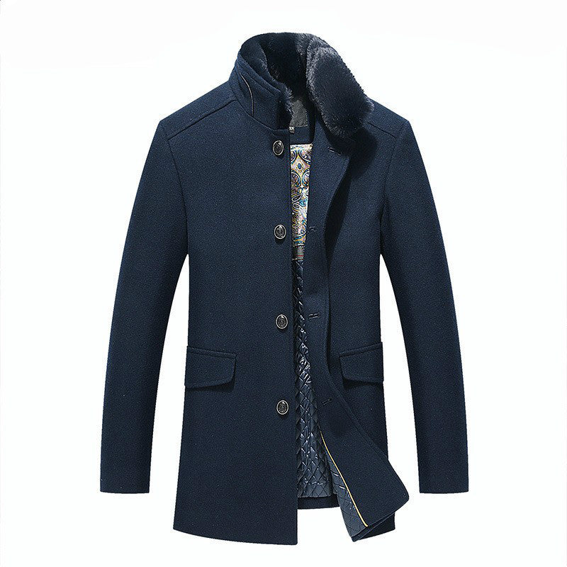 Woolen Overcoat Men