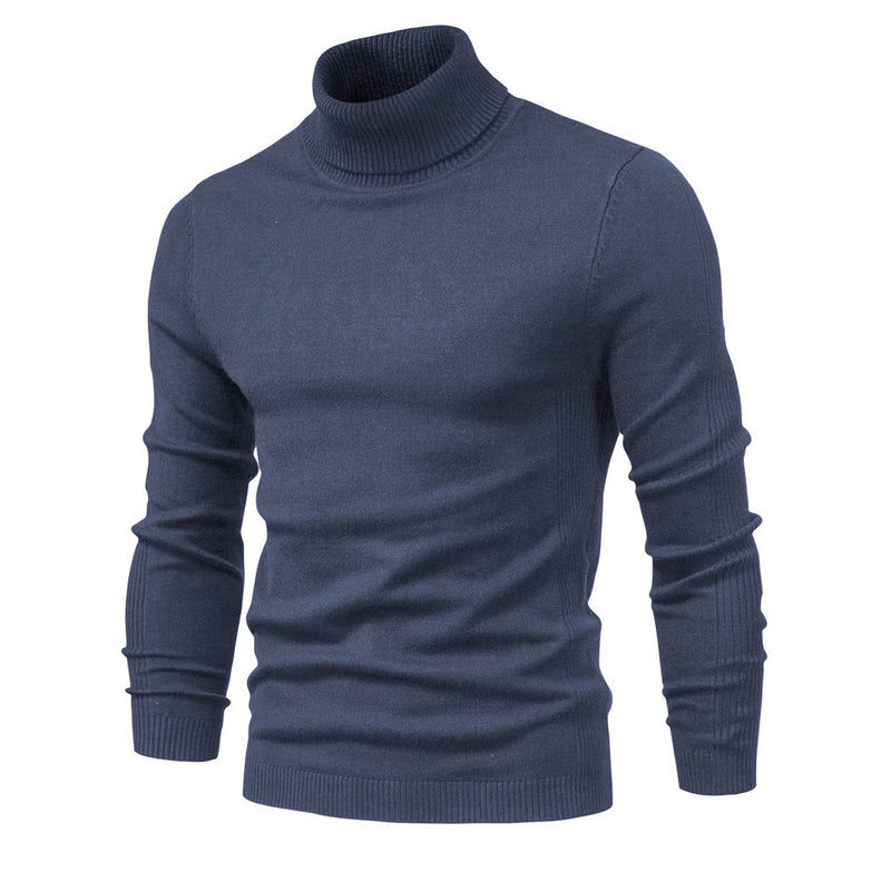 Men's Solid Color Pullover Sweater