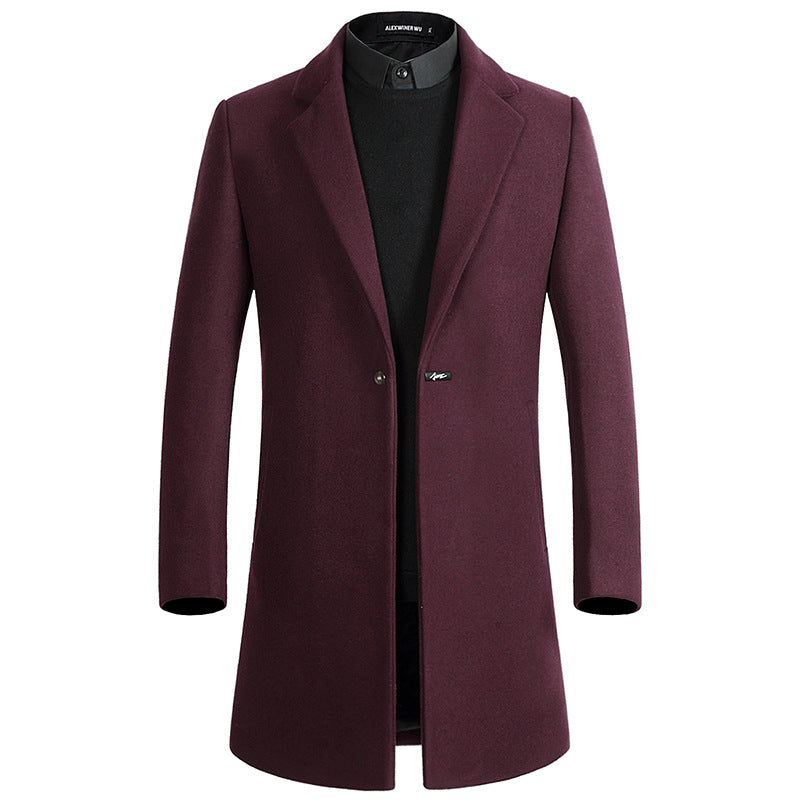 Men's Casual Slim fit trench Coat