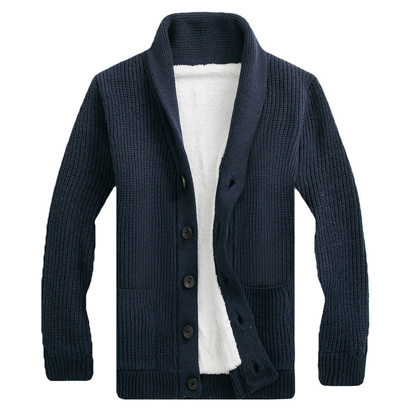 Knitwear Men's Cardigan Lapel sweater
