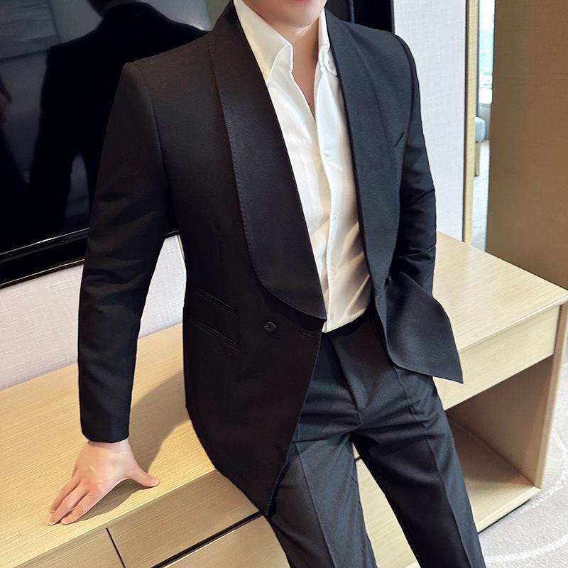Double Breasted Men's Casual Suit