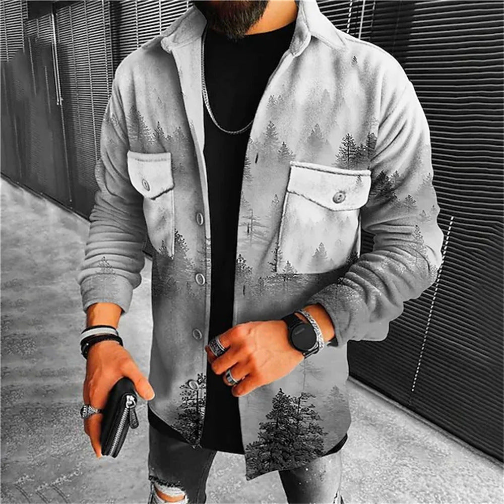 3dDigital Printing Loose Jacket