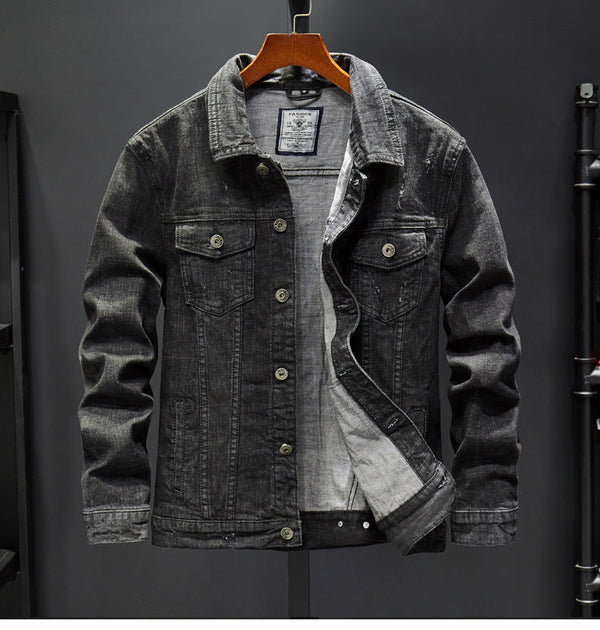 Men's Stretch Slim Denim Jacket