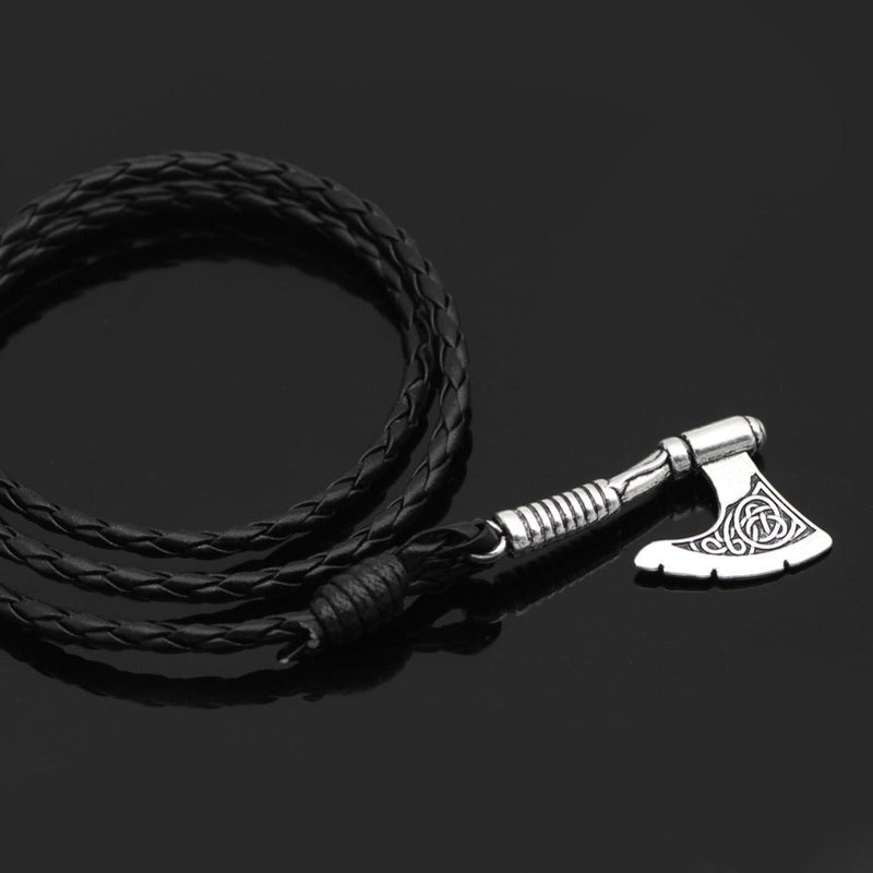 Leather Pendant Multilayer Bracelet