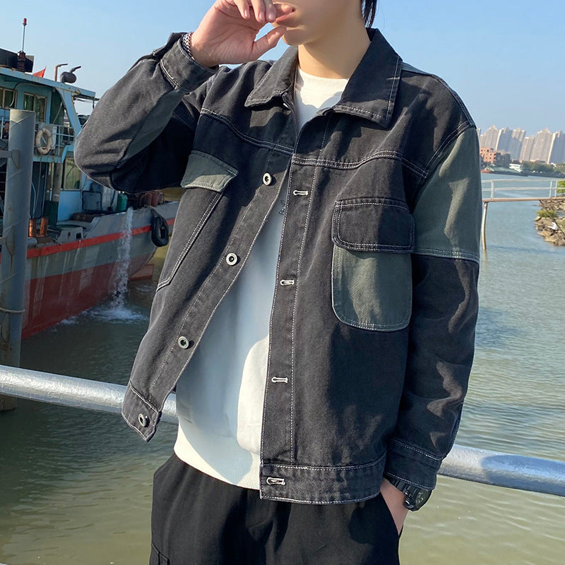 Patchwork Jacket men