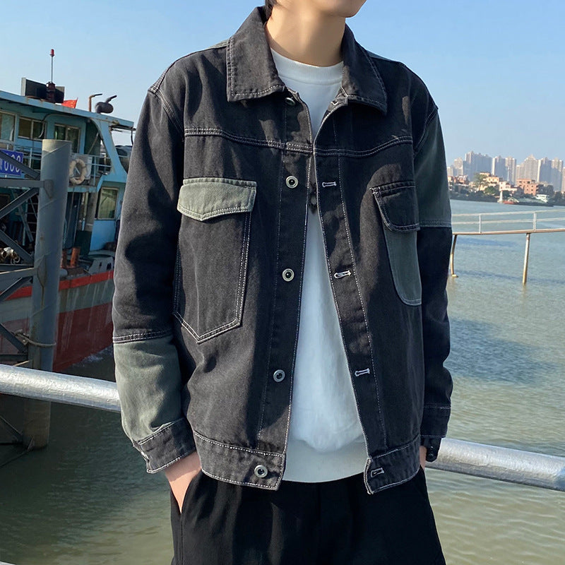 Patchwork Jacket men