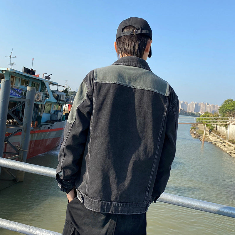 Patchwork Jacket men
