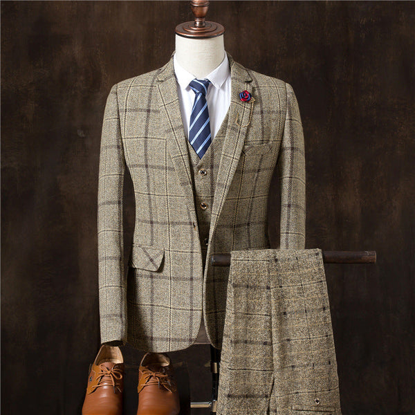 Tuxedos 3 Pieces Suit Set Wedding Suit men