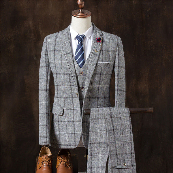 Tuxedos 3 Pieces Suit Set Wedding Suit men
