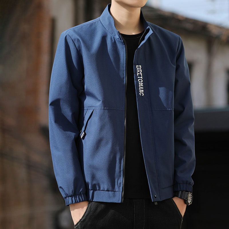 Slim Trendy Embroidered Thin Casual Jacket