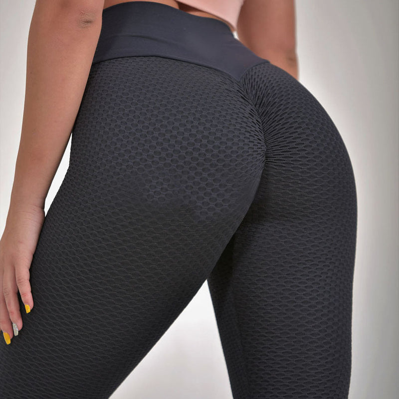 Plaid Leggings Fitness Yoga Pants Seamless High Waist Breathable Gym Leggings
