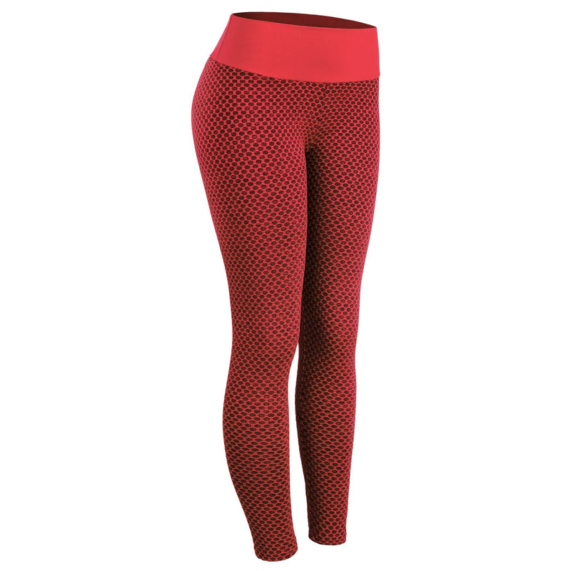 Plaid Leggings Fitness Yoga Pants Seamless High Waist Breathable Gym Leggings