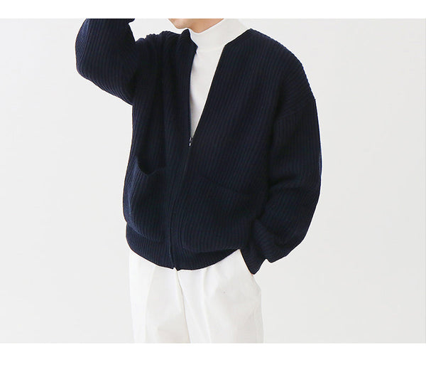 Round Neck Sweater Loose Casual Lazy Style