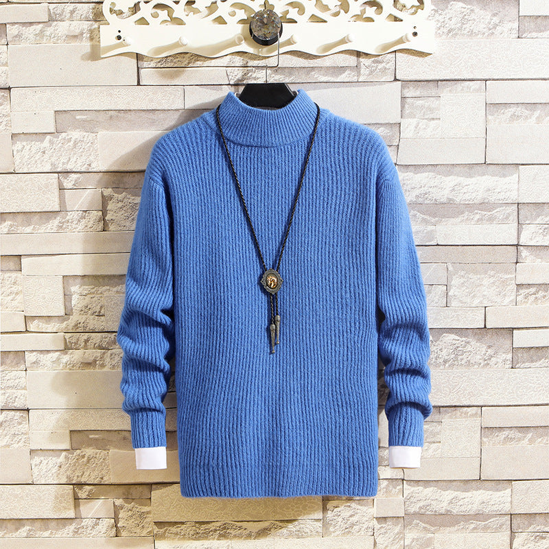 Half High Neck Men's Sweater