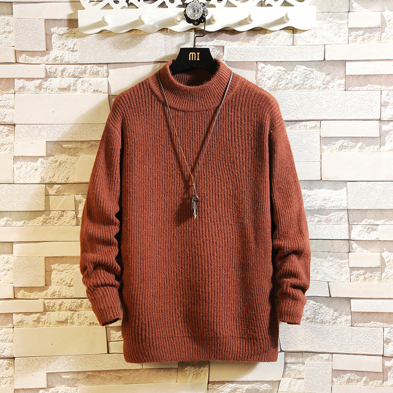 Half High Neck Men's Sweater